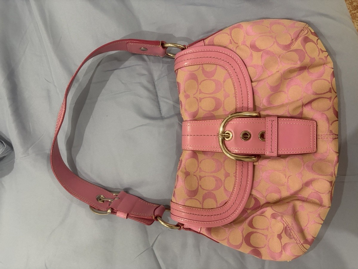 Vintage Rare Coach Soho Pink ShoulderBag - Style D1068-F15203 | eBay