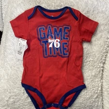 NWT NBA Game Time 76’ers Snap Infant 24 Months