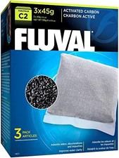Fluval C2 Activated Carbon Aquarium Filter Media 3-Pack Replacement 14011