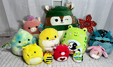 Lot of 12 Squishmallows Mixed Plush Lot w/ Stranger Things, Dawn, Micha 1780