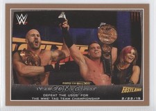 2015 Topps WWE Road to Wrestlemania Bronze Tyson Kidd Cesaro #92 1i3
