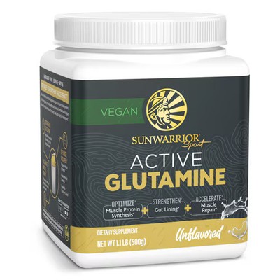 Worldwide 2 X Sunwarrior Sport Active Glutamine Powder Unflavored -- 1.1 lb