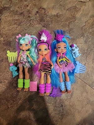 Mattel Cave Club Dolls Lot Of 3 Collectible Poseable Doll Figures 2019 VGC