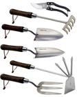 Garden Tool Set, 6PCS Heavy Duty Stainless Steel Gardening Hand Tools with Ro...