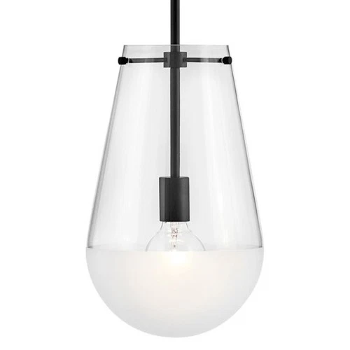 Hinkley Lighting 32087 Beck 9"W Mini Pendant - Black - Picture 1 of 3