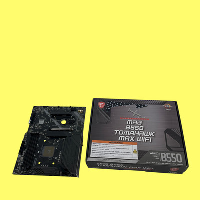 AS/IS MSI MAG B550 Tomahawk MAX WiFi Gaming Motherboard #FP4670 (AR)