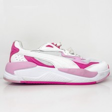 Puma Boys X Ray Speed 384898-10 White Casual Shoes Sneakers Size 7C