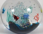ELIO RAFFAELI MURANO GLASS AQUARIUM FISH BOWL