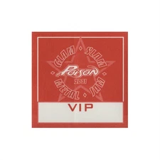 Poison 2001 Glam Slam Metal Jam Concert Tour VIP Backstage Pass