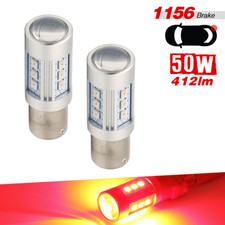 2x 1156 Red Led Projector Light Bulbs For Brake-tail Stop Lamps 2x 1156 Red Led Projector Light Bulbs For Brake-tail Stop Lamps