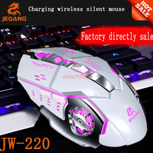 6D LED Rechargeable Wireless Backlit USB Optical Ergonomic Gaming Mouse Mice - Picture 12 of 16