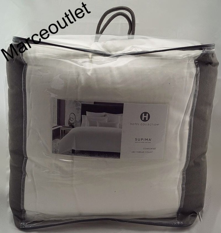 Hotel Collection 680 Thread Count FULL / QUEEN Comforter White