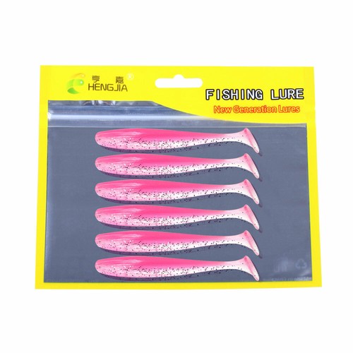HENGJIA 6PCS 10Couleur Leurre Souple Pêche Perche Truite Chevesne Poisson - Photo 5/21