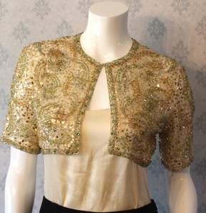 Vintage-Gold-Beaded-and-Sequin-Cropped-Short-Sleeve-Bolero-Jacket
