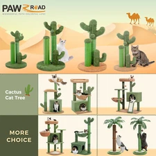PAWZ Road Cat Tree Scratching Post Scratcher Cactus Kitten Condo Tower House Bed