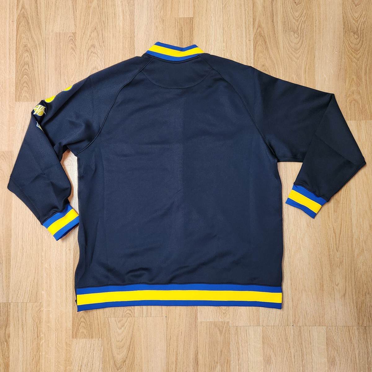 2021 Golden State Warriors Nike NBA 75h annivers team warm
