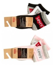 Baby girl sock LEVI'S 3 pairs socks ghost shoe pair girl boy with logo item UL00