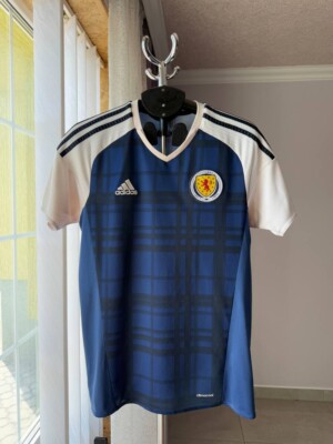 SCOTLAND 2016 2017 HOME FOOTBALL SOCCER SHIRT JERSEY ADIDAS AI6602 MENS SIZE M
