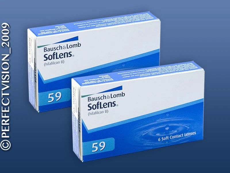 BAUSCH + LOMB 2x6 SOFLENS 59 Kontaktlinsen Monatslinsen Bausch & Lomb Neu&OVP - Super Angebot!