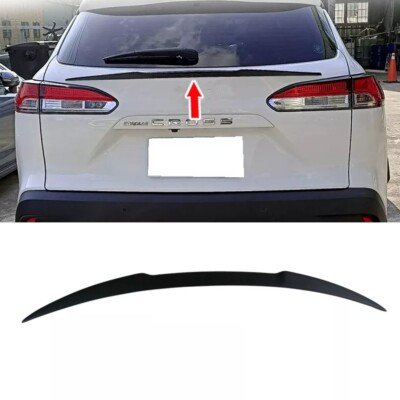 Unpainted Fit TOYOTA Corolla Cross SUV 5D V Middle Trunk Spoiler Wing 2023