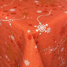 Tela Cerata Tovaglia Trendline Natale Impresso Rosso KE00810 Angolare Tondo Oval