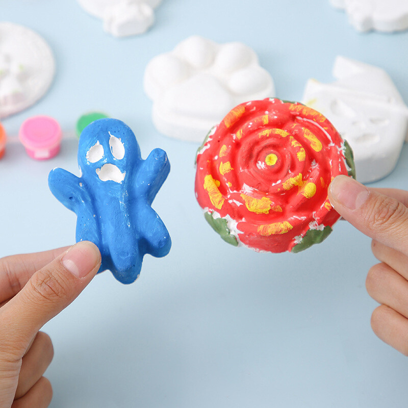 Children's DIY Toys Plaster Dolls Kid's Graffiti Painting Plaster