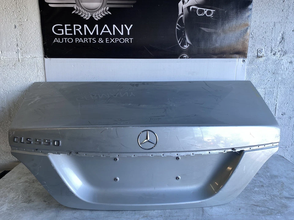 06 07 08 09 10 11 MERCEDES CLS500 CLS550 REAR GRAY TRUNK LID 2197500875        - Image 2 of 3