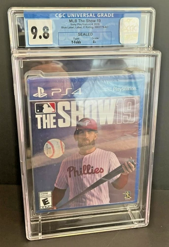 MLB The Show 19 Bryce Harper Cover PlayStation 4 (2019) Sealed CGC 9.8