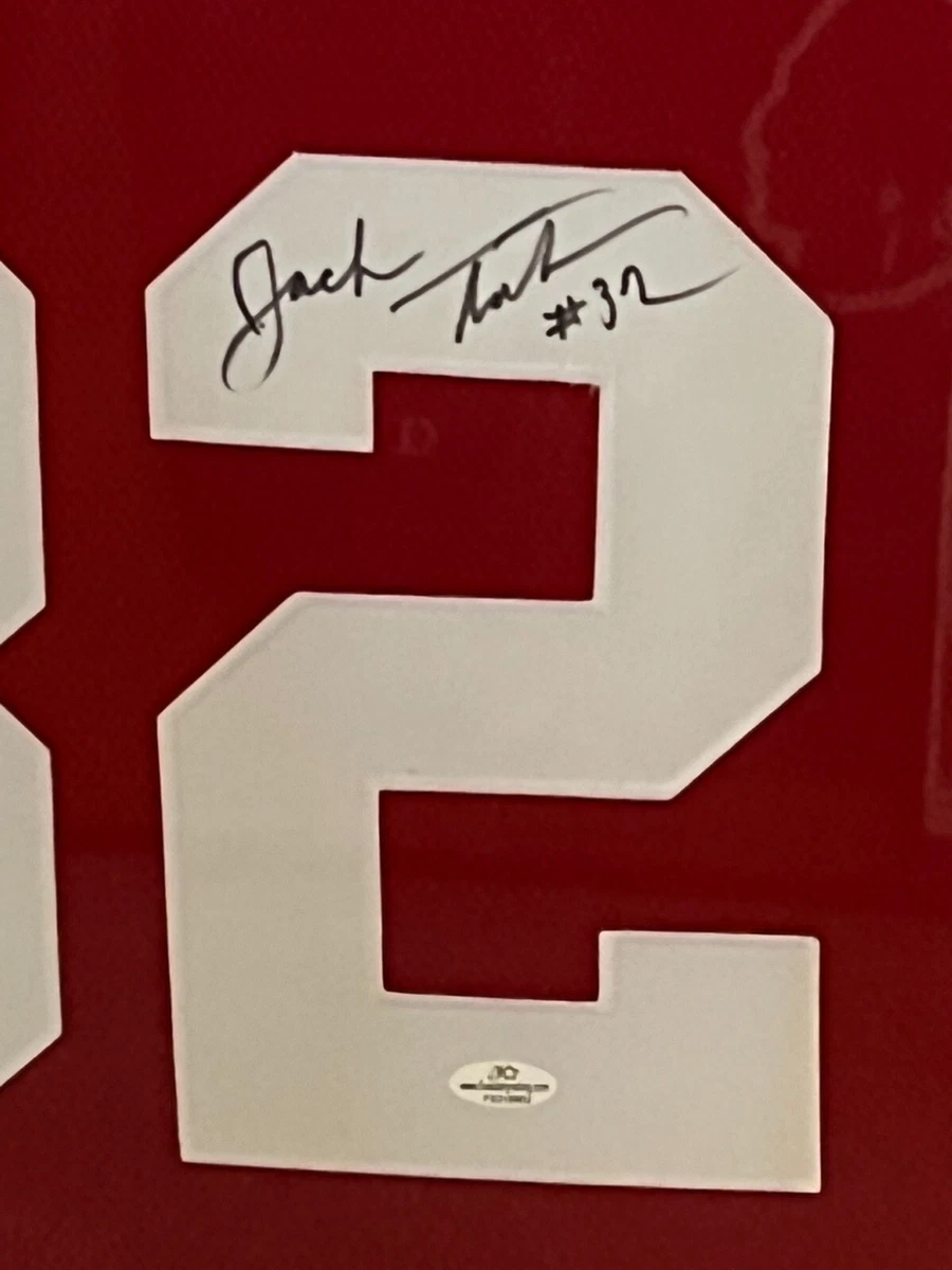 Jack Tatum Signed Framed Matted Ohio State Buckeyes Jersey FSG COA