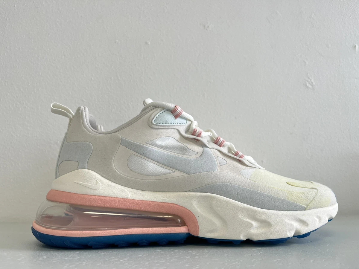 Nike women's air max 270 react shoes - white/ghost clearance aqua