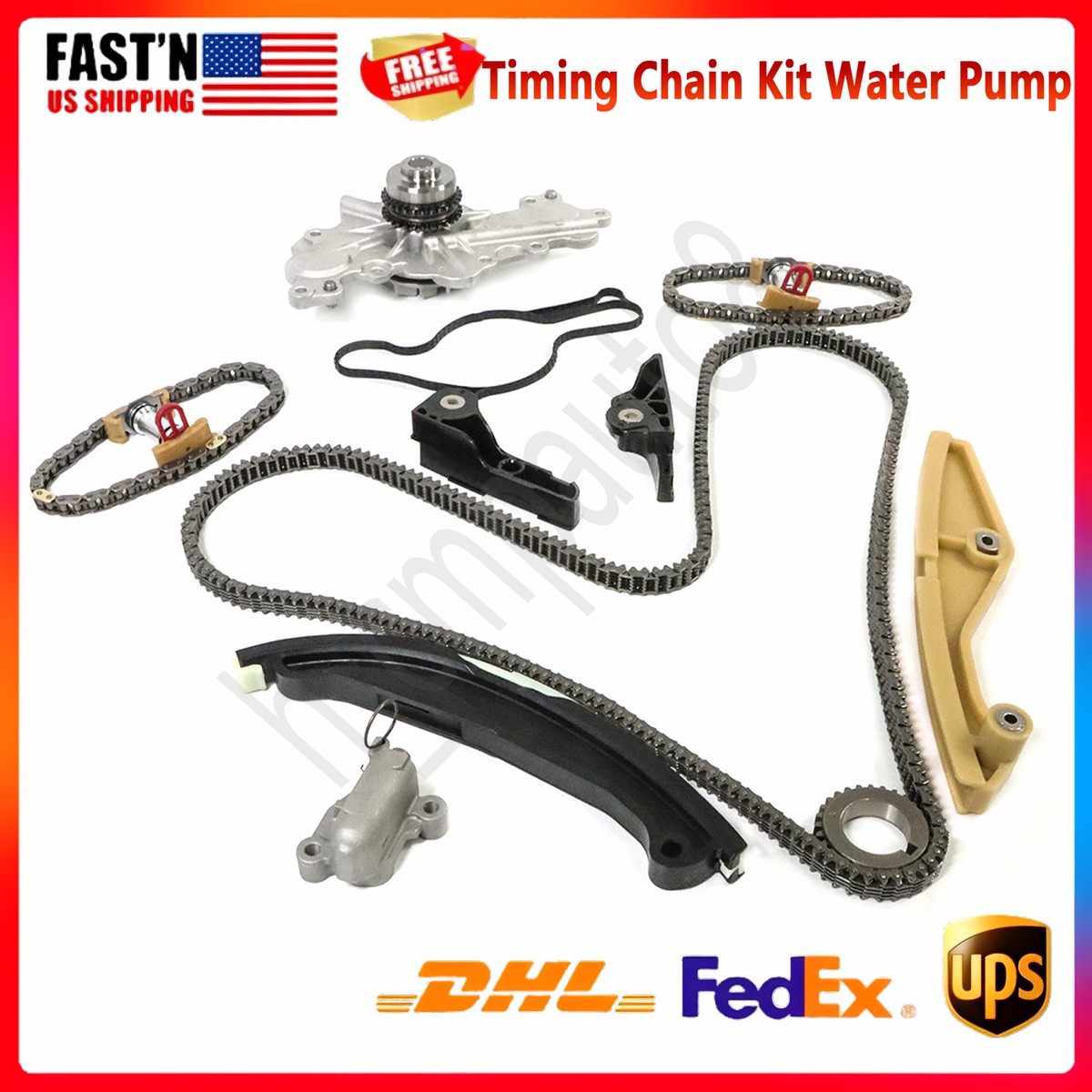Timing Chain Kit &Water Pump For 13-17 Ford Edge Taurus Lincoln