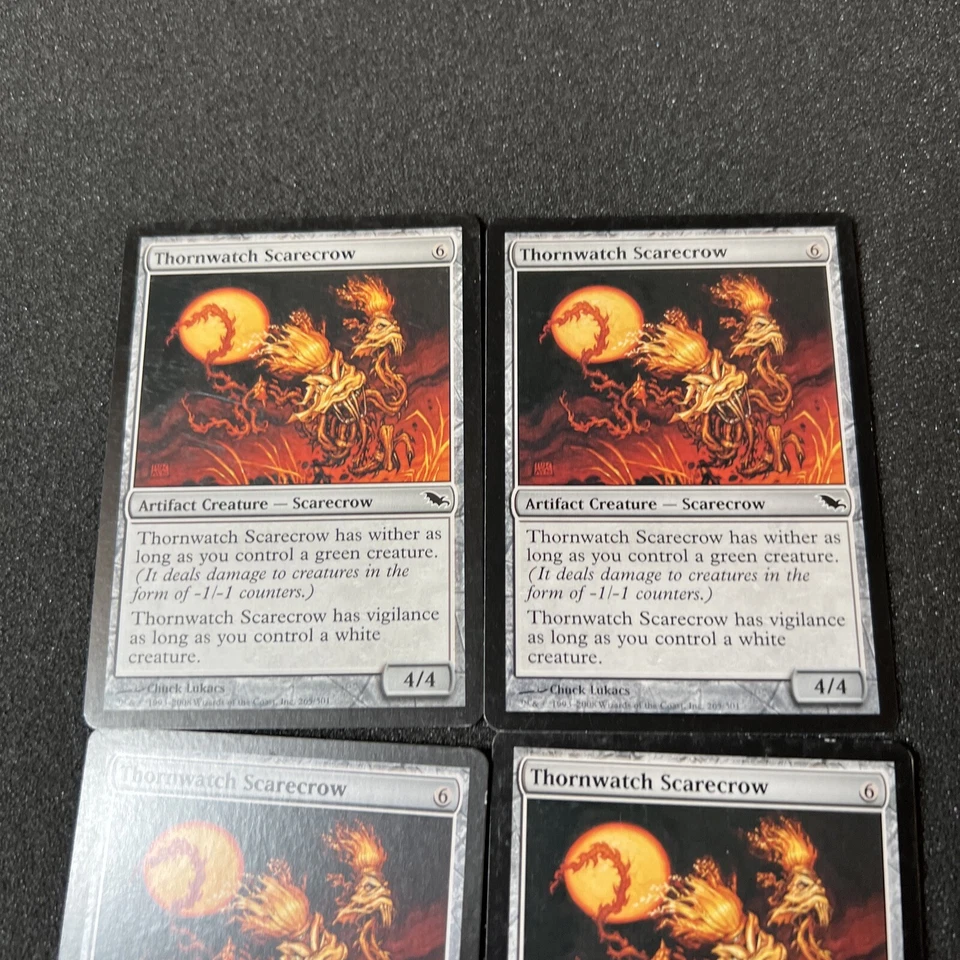 Thornwatch Scarecrow Magic The Gathering Mtg Artifact Shadowmoor Card 4 - Image 2 of 4