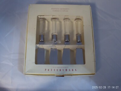 ''New - Other'' Pottery Barn Set of 4 Diamond Spreaders