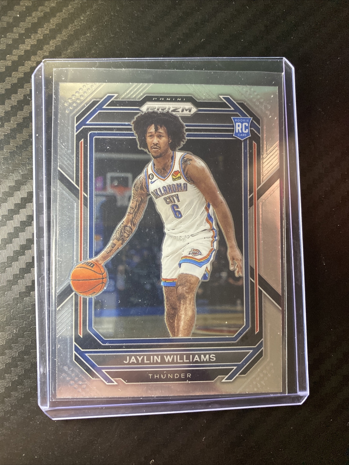 2022-23 Panini Prizm Basketball Jaylin Williams Rookie Card #247 Thunder RC!