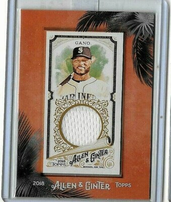 ROBINSON CANO 2018 TOPPS ALLEN & GINTER GAME USED JERSEY