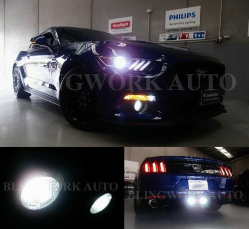 PHILIPS T10 P13W DRL H8 LED FOG T15 Reverse T20 Amber for MY15 FORD Mustang GT - Picture 1 of 15