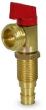 1/4 Turn Washing Machine PEX A Valve 1/2" Inlet Standard Fit Red or Blue