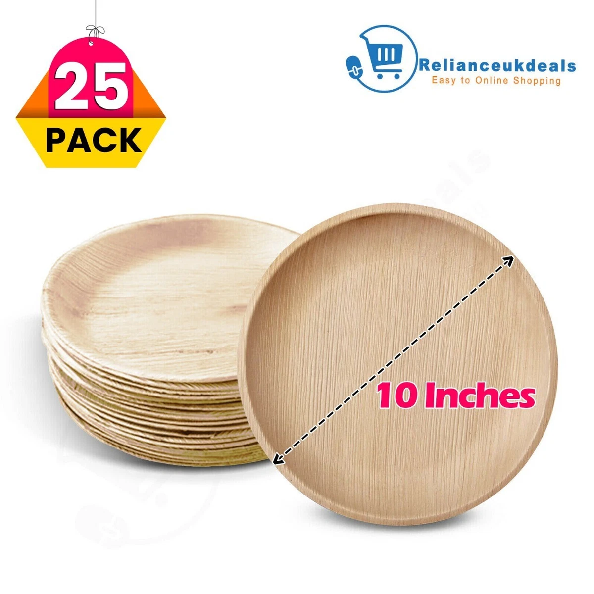 Bamboo disposable plates deals