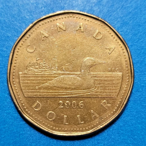 2006 Logo CANADA 1 DOLLAR LOONIE COIN Combined Ship