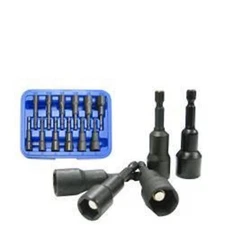 12 PC MAGNETIC NUT DRIVER BIT TOOL SET METRIC AND SAE STANDARD DRIVER KIT