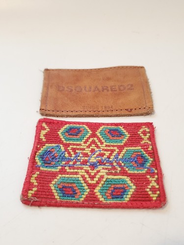 Lot Of 2 DSQUARED & Robert Graham Patches (for Pants or Jeans)