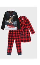 Boy's Wonder Nation Robe  Pajama Set Size 6-7 New