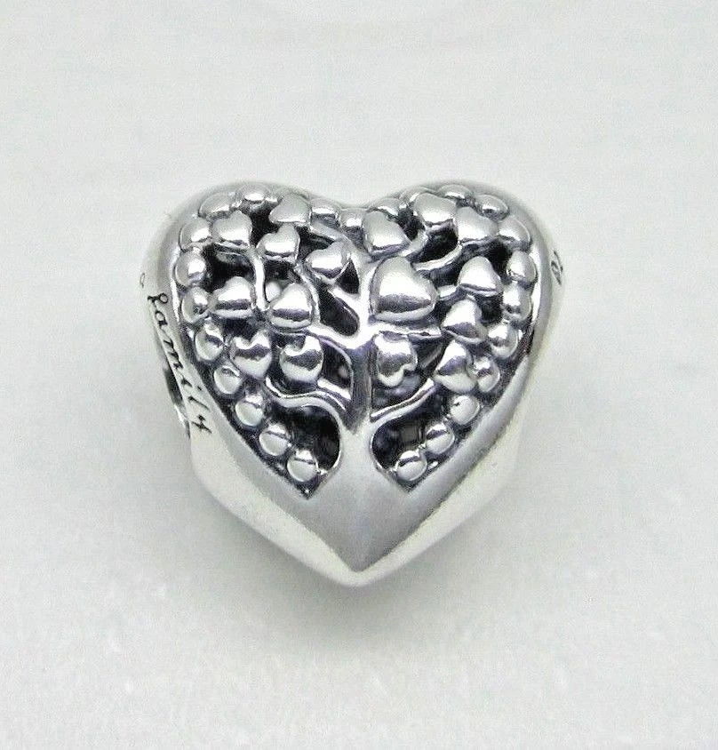 Genuine PANDORA SILVER CHARM FLOURISHING HEARTS 797058 eBay