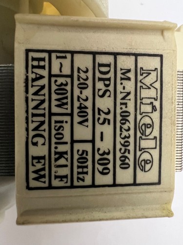 Miele Novotronic Ablaufpumpe 03568614, 03788832, BE 30 B5 - 024 Miele Novotronic