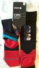 Stance SNOWBOARD "ALL MOUNTAIN" OTC SOCKS "CRAB GRAB" Men's/Women's -MED. 6-8.5