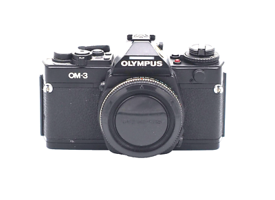 Excellent Olympus OM-3 Black 35mm SLR Film Camera Body with cap | eBay