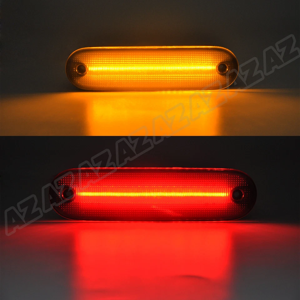 Lente de luz de marcador lateral LED ahumada delantera trasera 4 piezas PARA MAZDA MX-5 MIATA 1990-2005 Foto 2 de 4