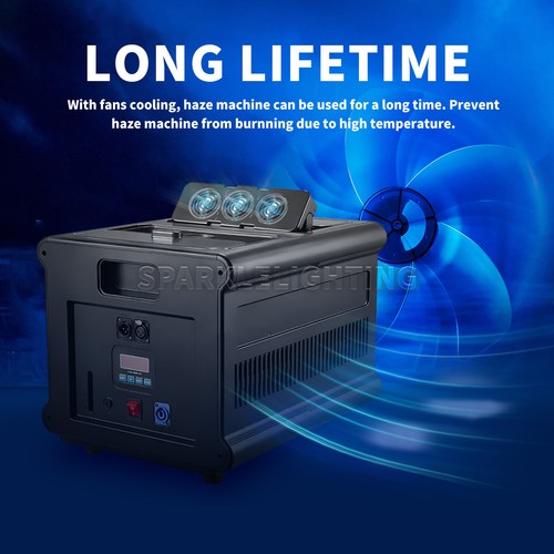 PAIDUN 600W Double Outlet Haze Machine Fog Smoke Wedding Show Event Stage Effect - Picture 5 of 9