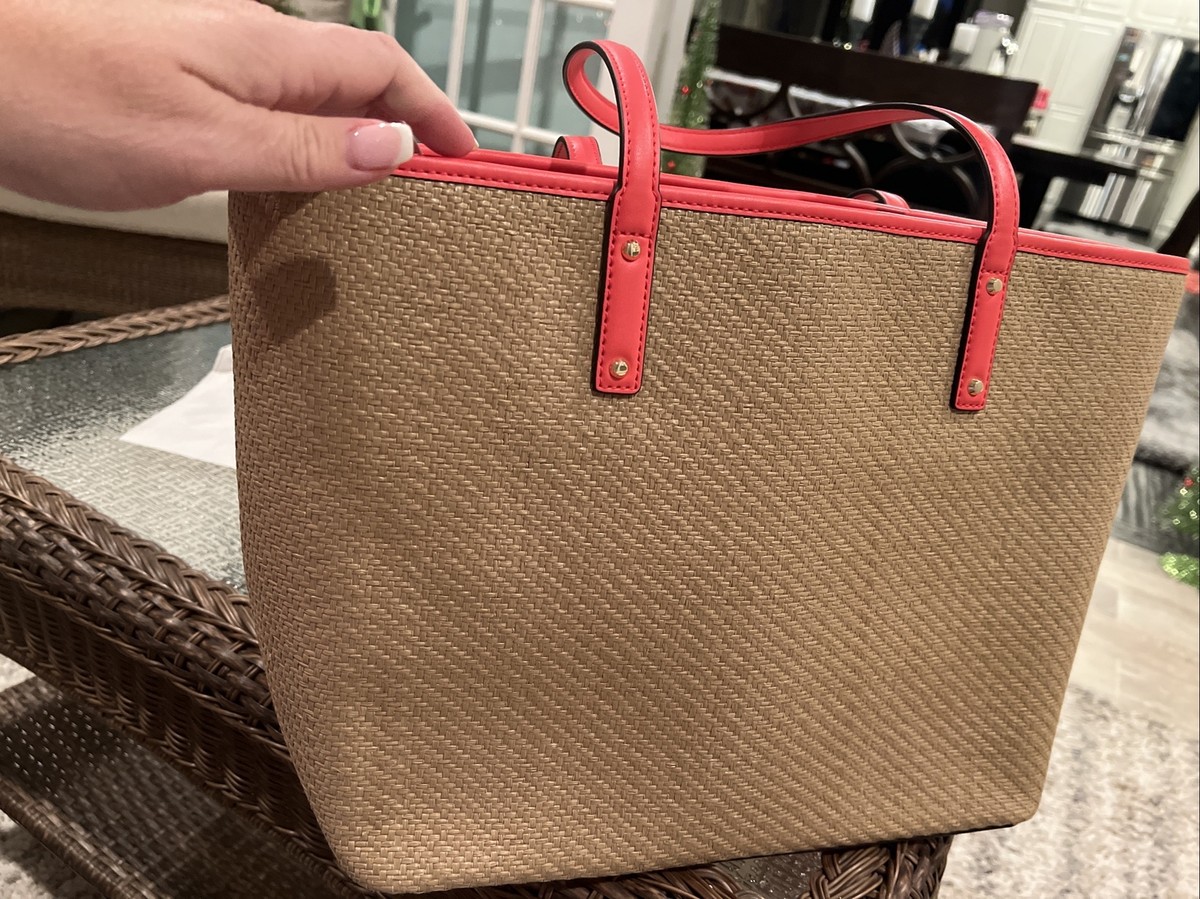 Michael Kors Carter Bag Large Tote in Dahlia Orange and