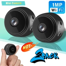A9 Mini Camera Wifi 1080P HD IP Camera Home Security IR Magnetic Wireless-2 Pack